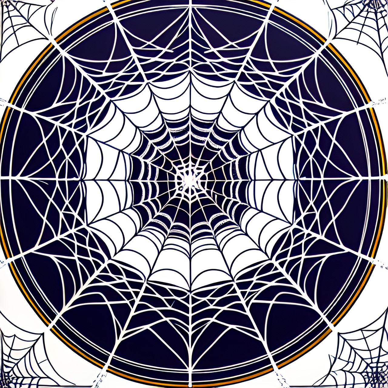 spiderweb mandala preview