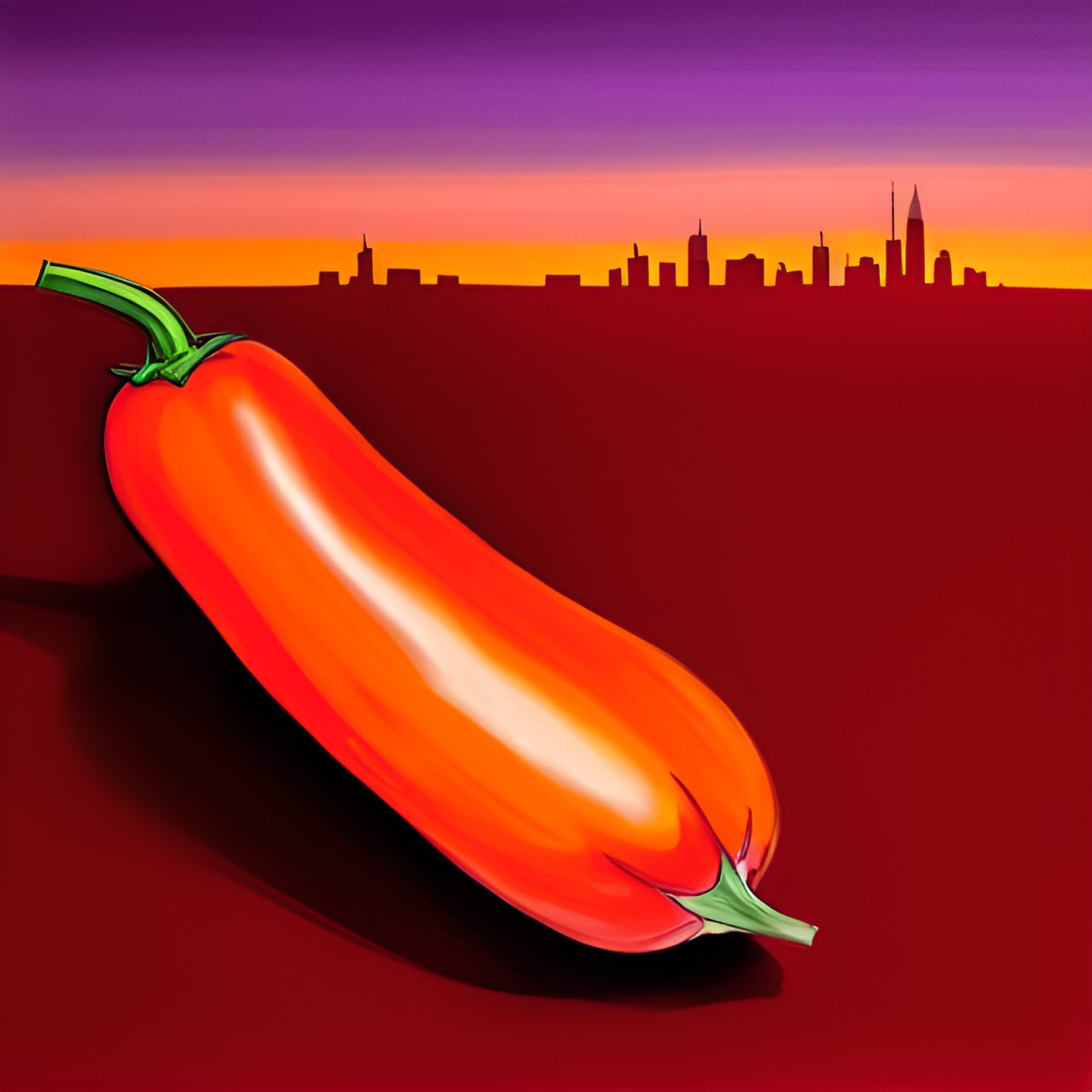 make the eggplant brown and the skyline orange preview