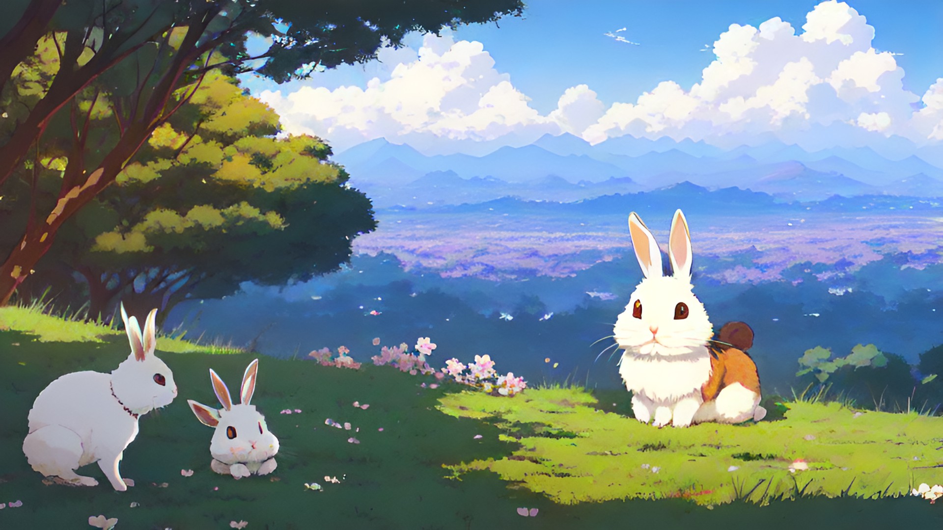 /rabbit,sky,cute,cartoon,—tile preview