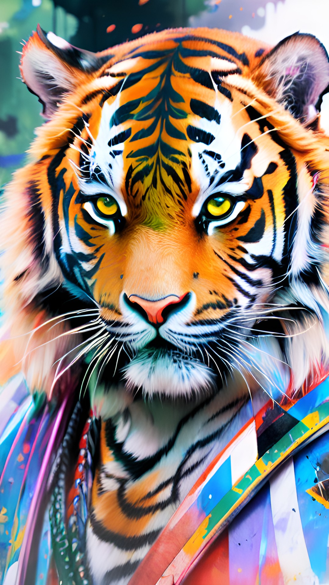 Tiger Got Soul - closeup detailed portrait of tiger warrior highly detailed and 4 k resolution. preview