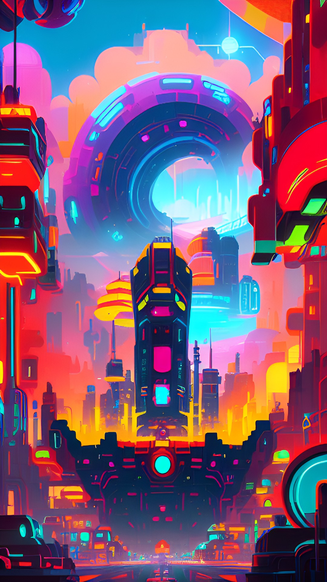 futuristic city preview