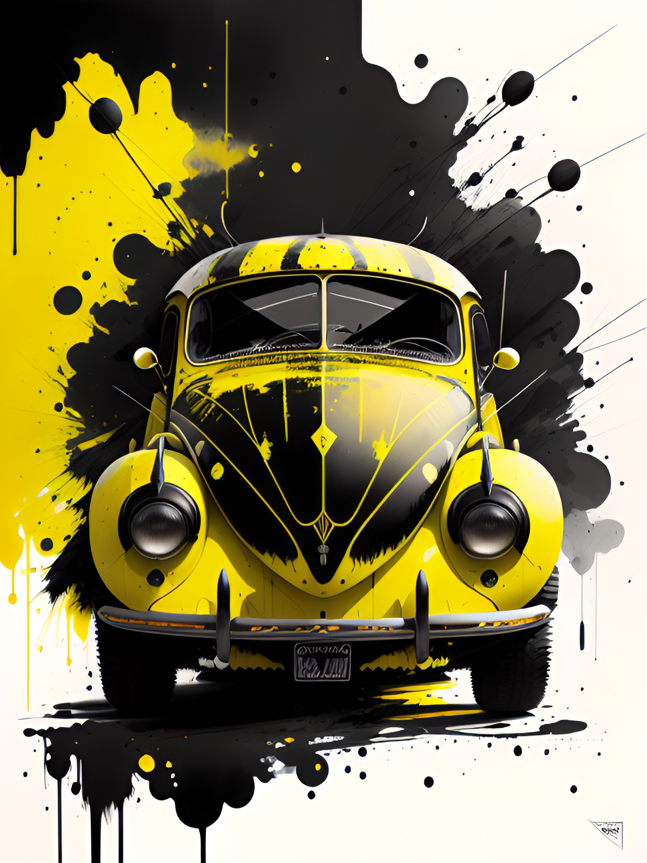 yellow voltzwagon beetle preview