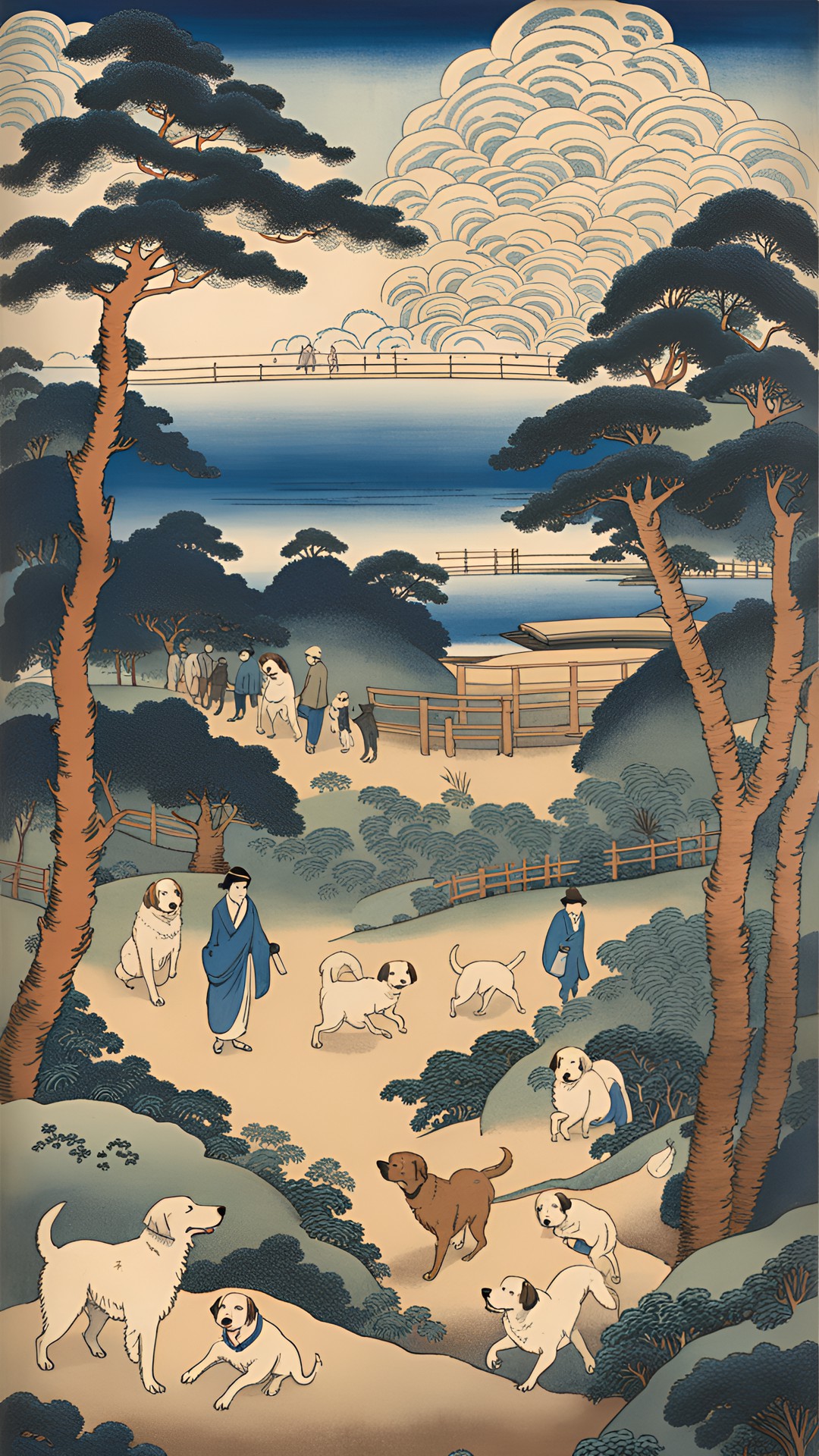 the dog park, hokusai preview