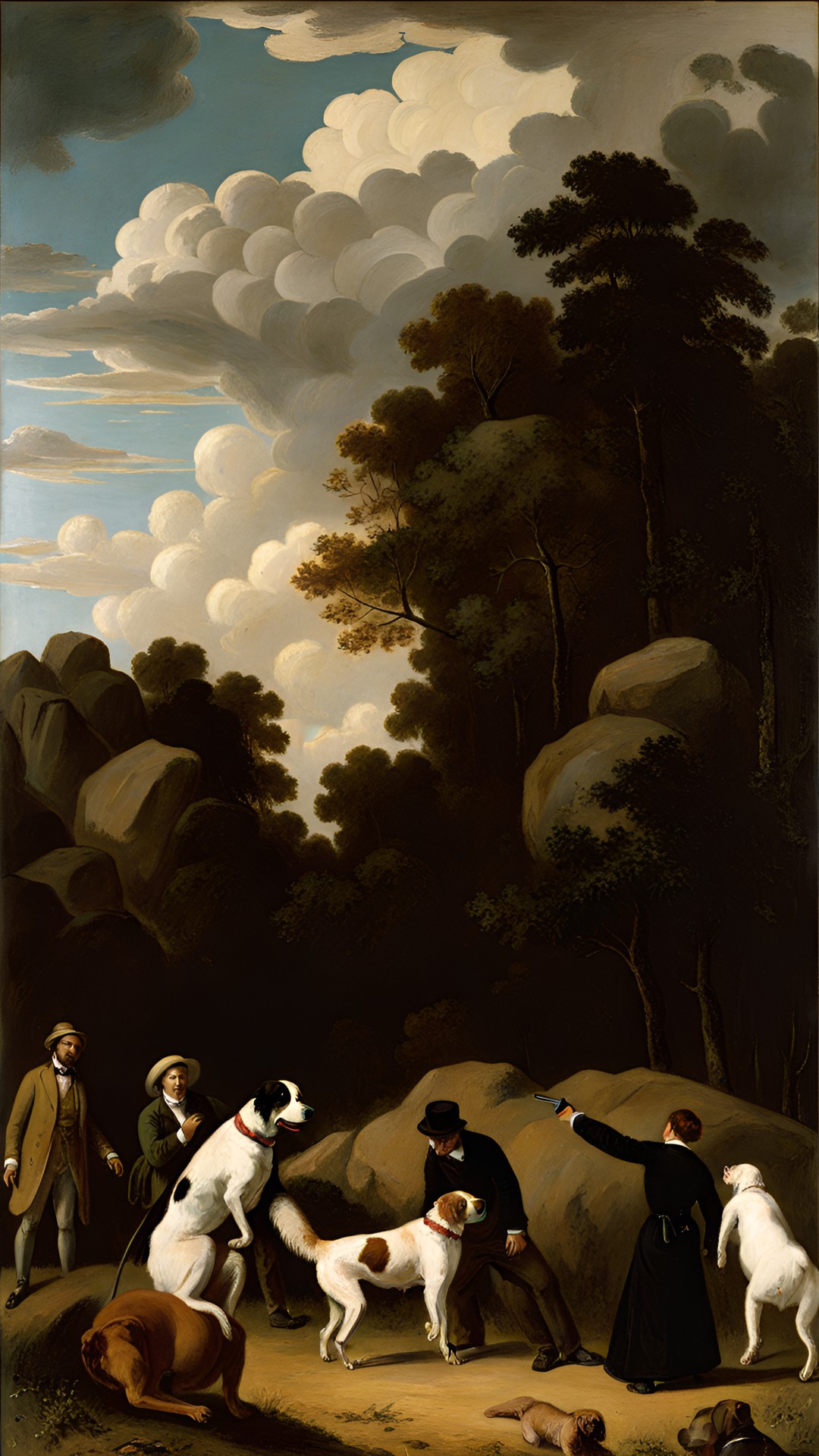 the dog park gustave courbet preview