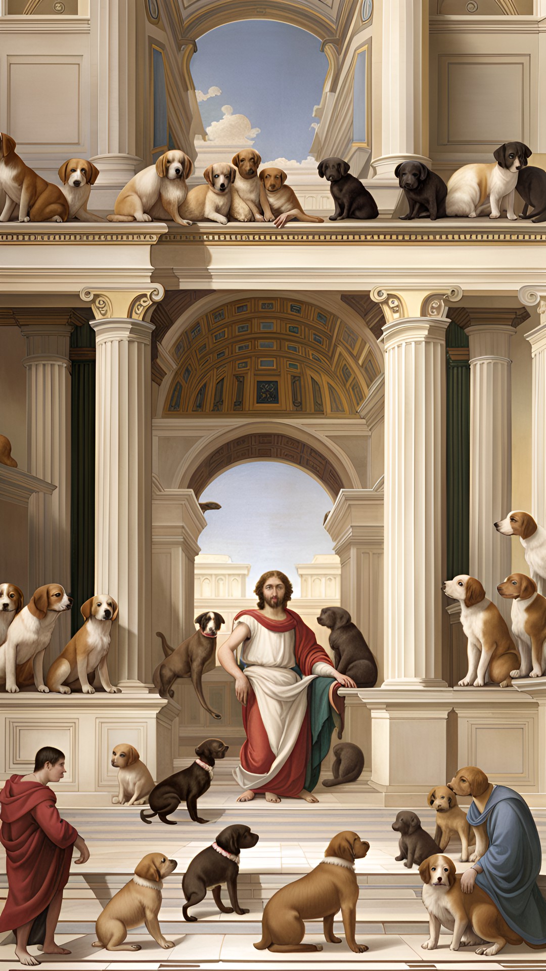 school of athens' puppies preview