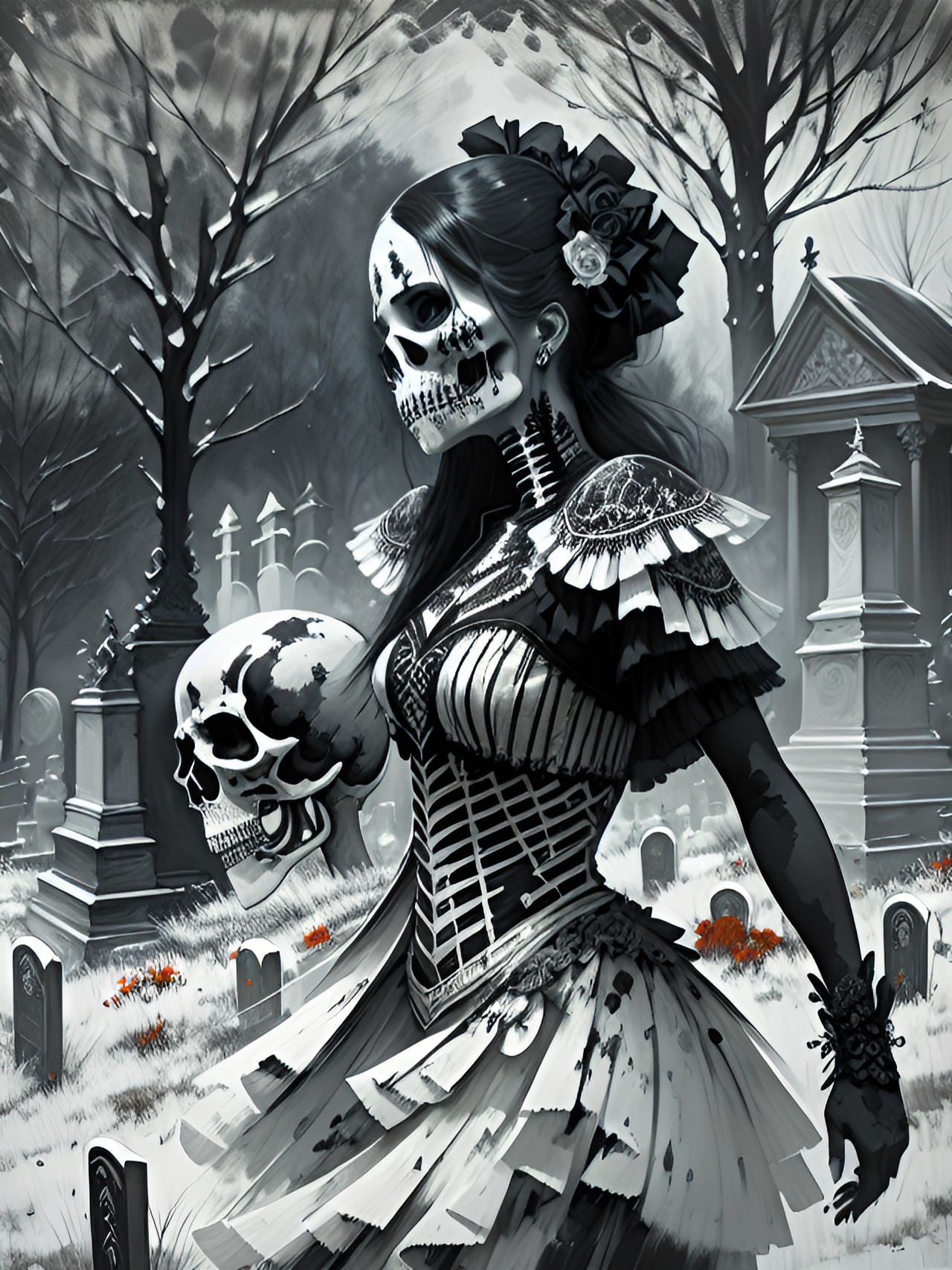 dance of the skeletons in the cemetery preview