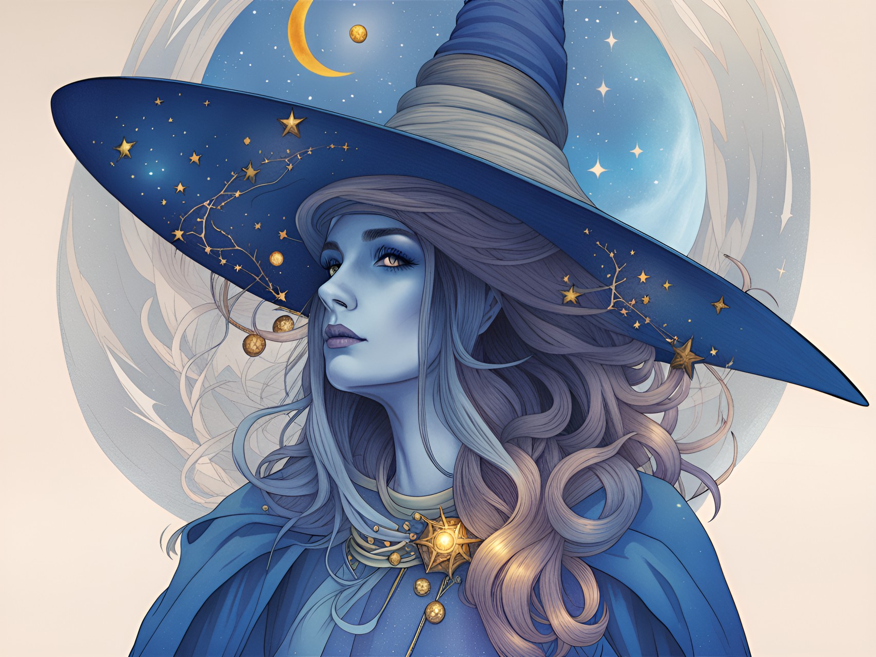 White witchy - astral witch preview