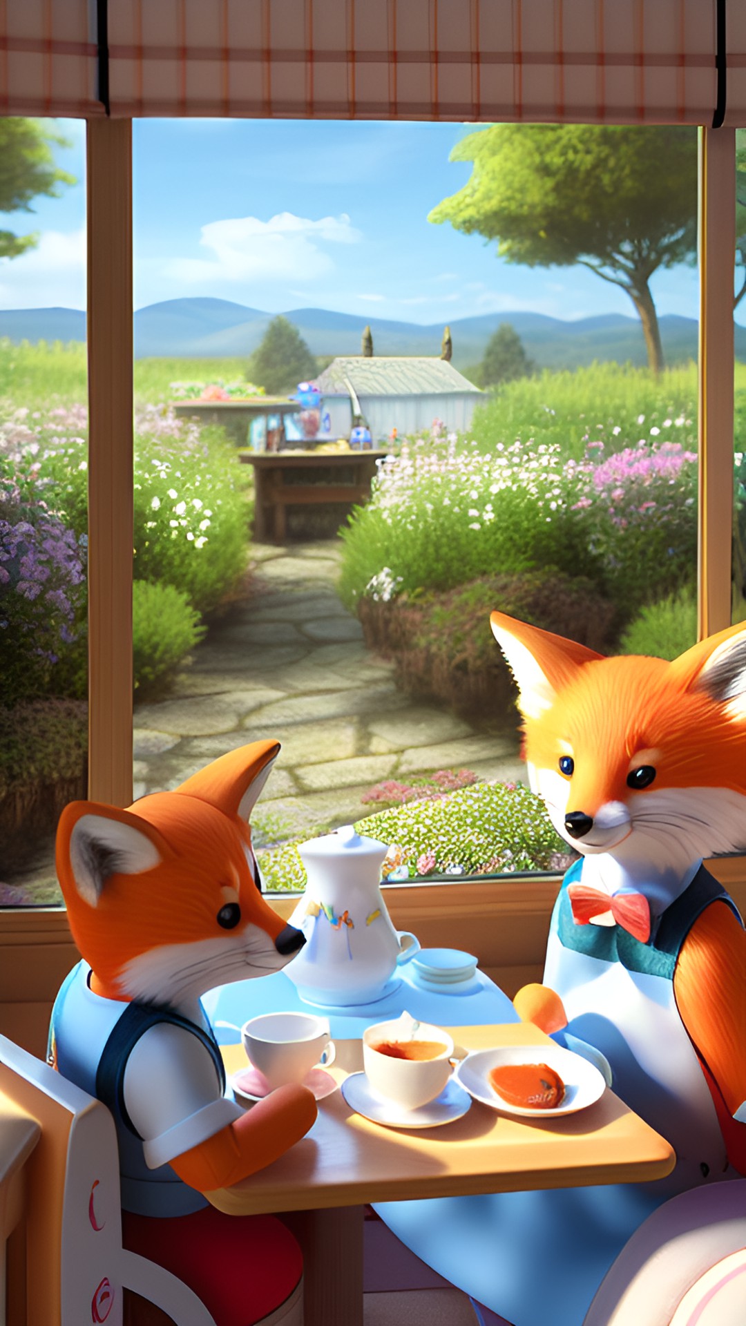 baby fox at tearoom preview