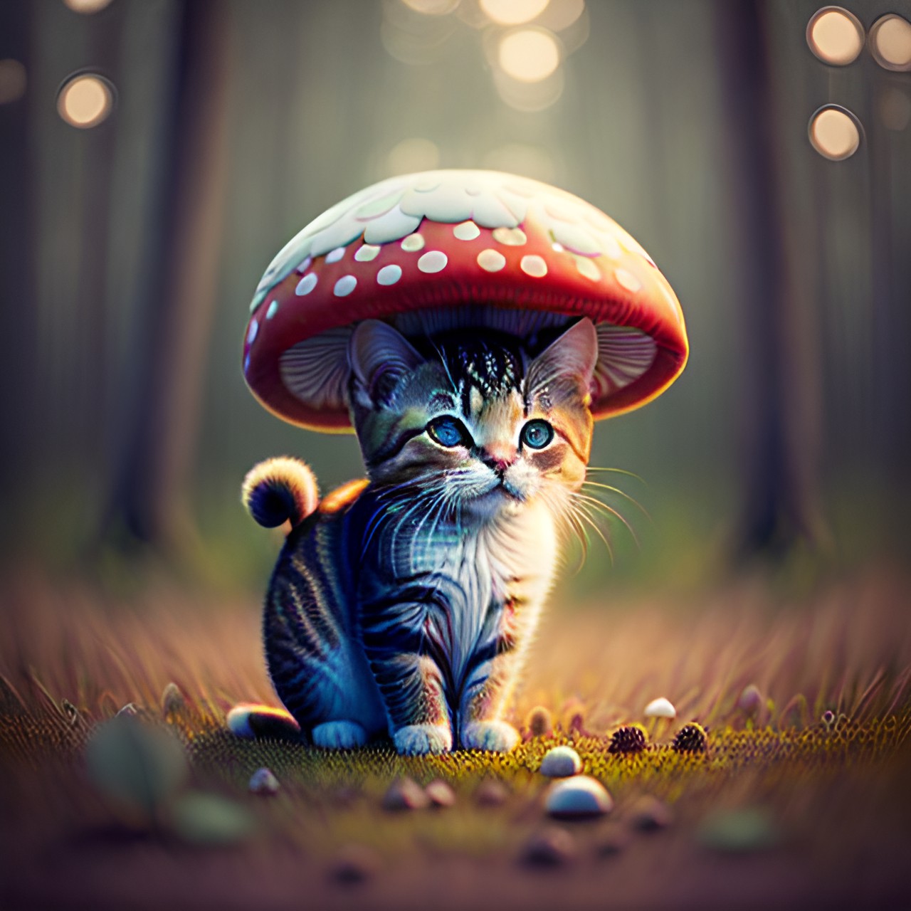 mushroom kitty preview