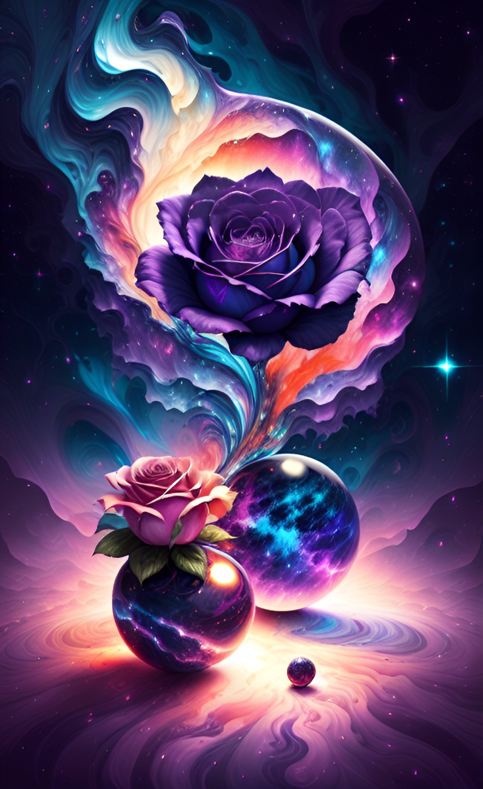 rose, galaxy preview