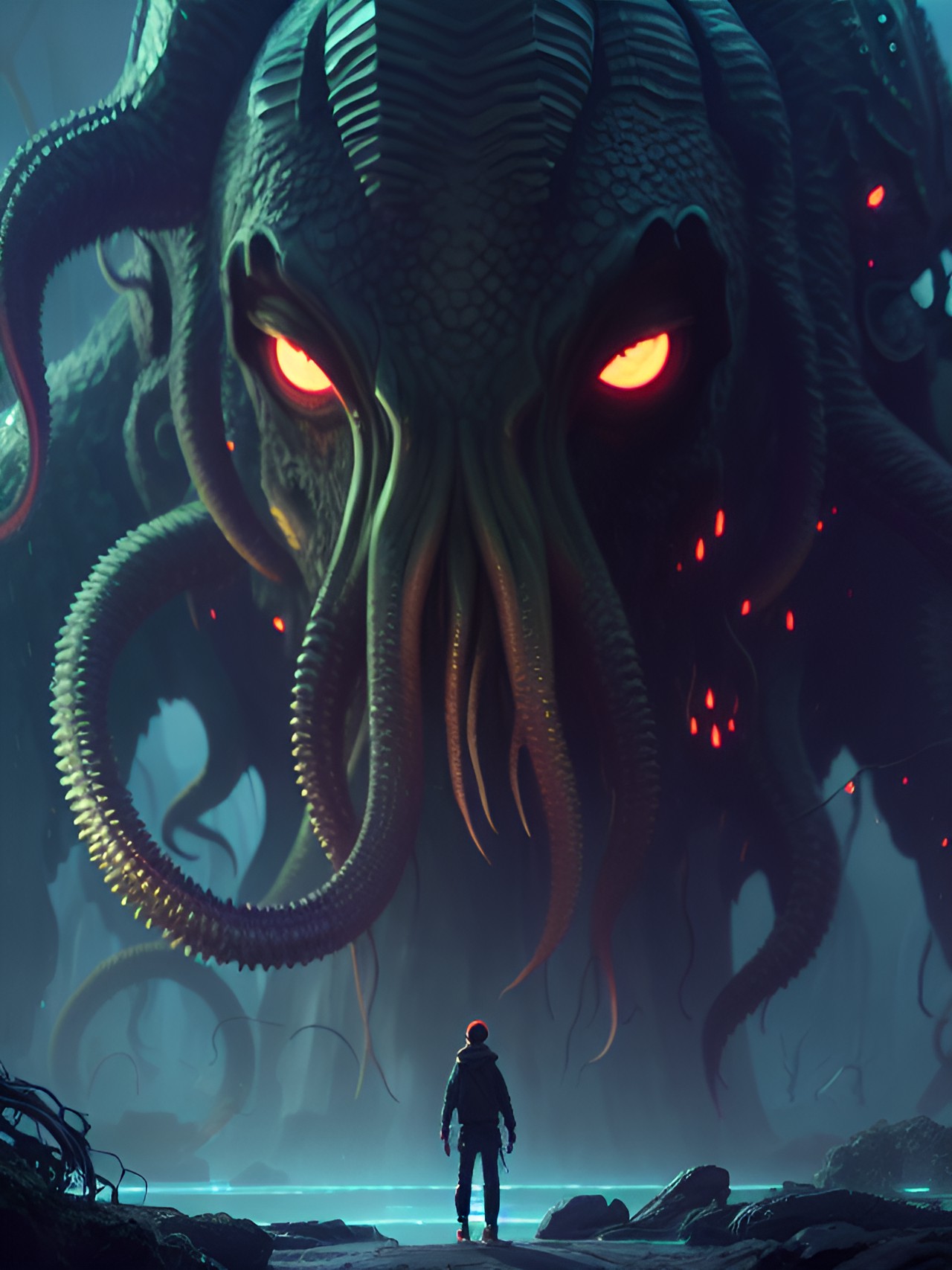 Cthulhu - staring into the eyes of cthulhu. preview