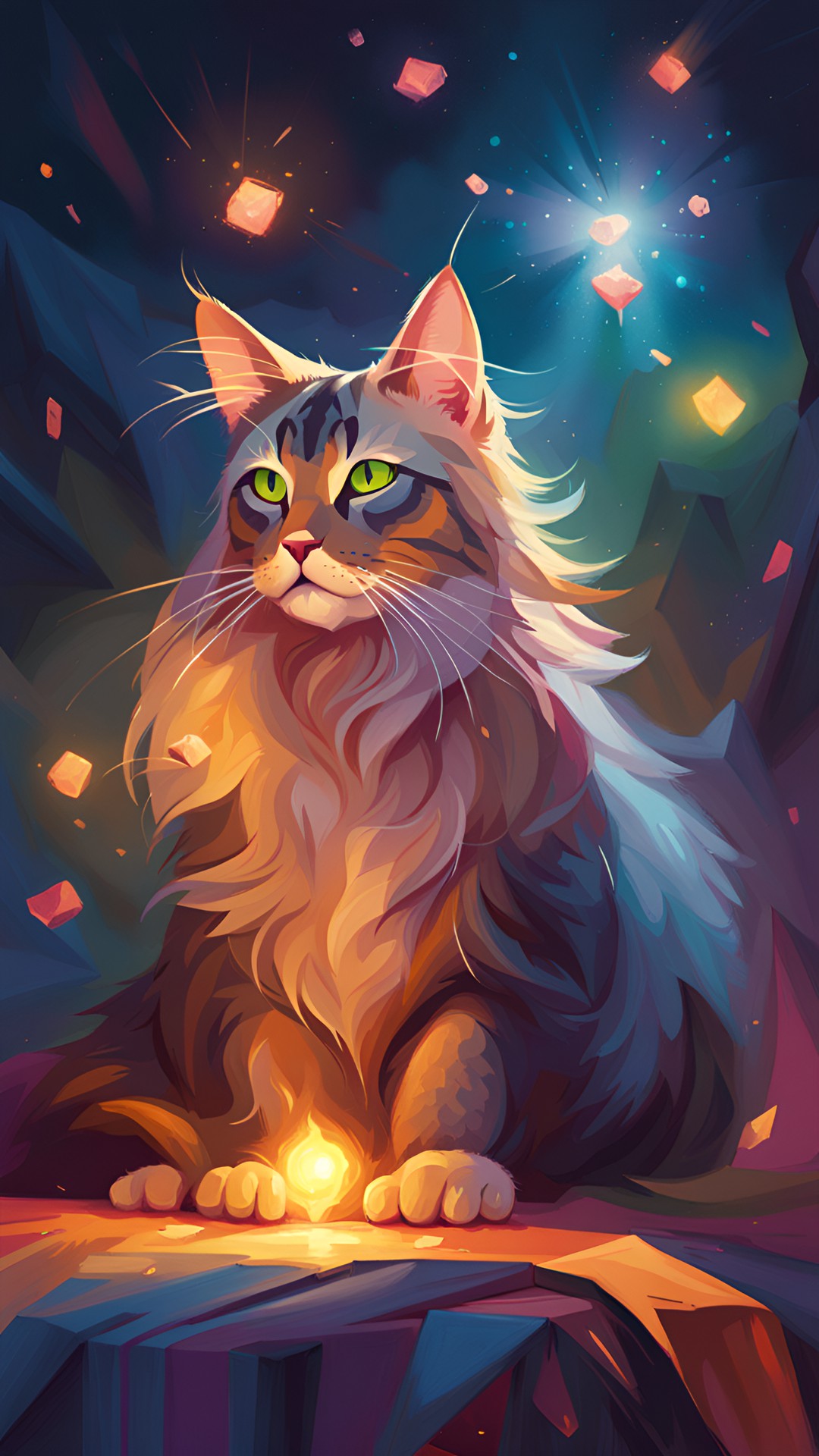 magical maincoon cat preview