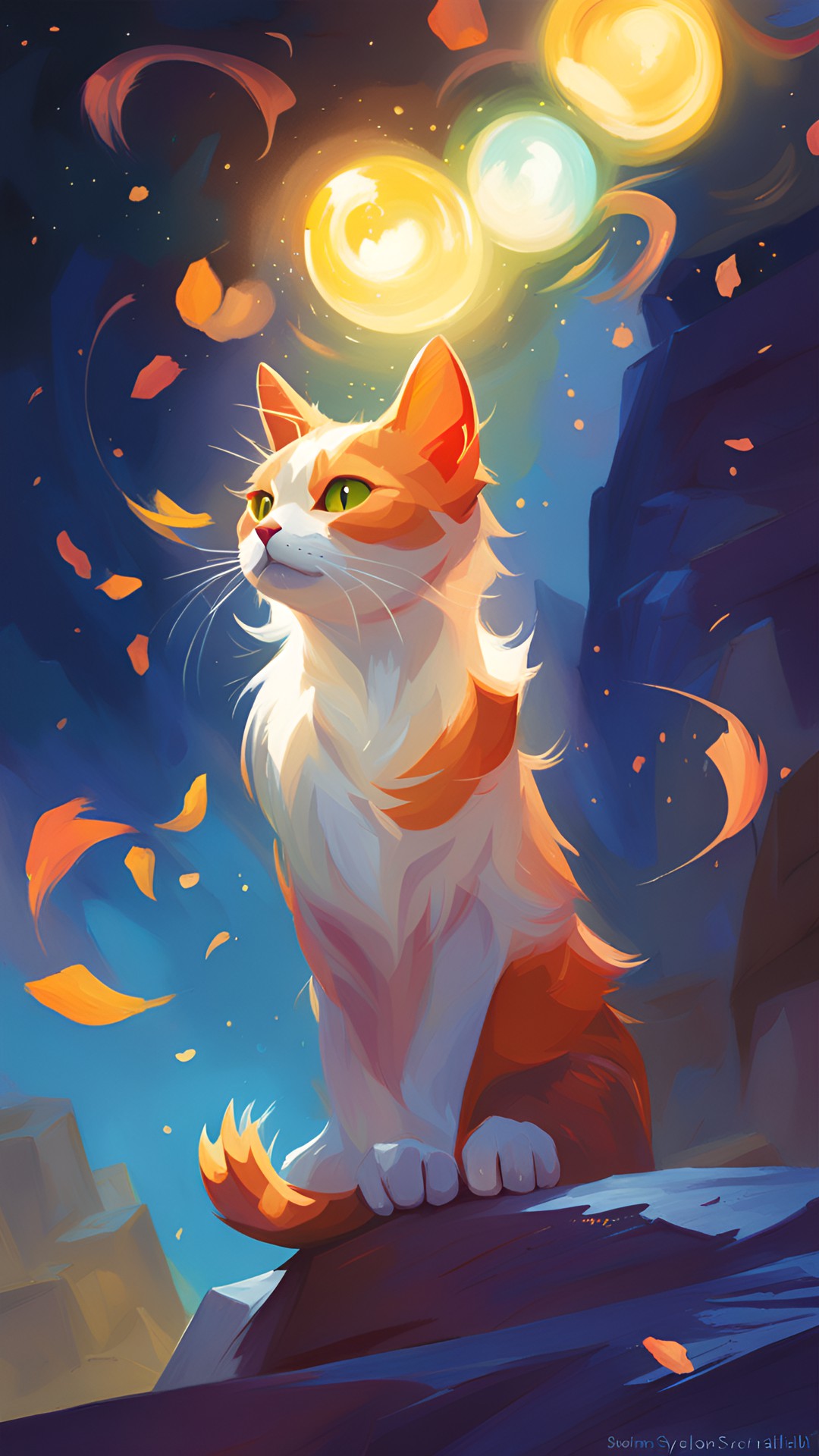 magical calico cat preview