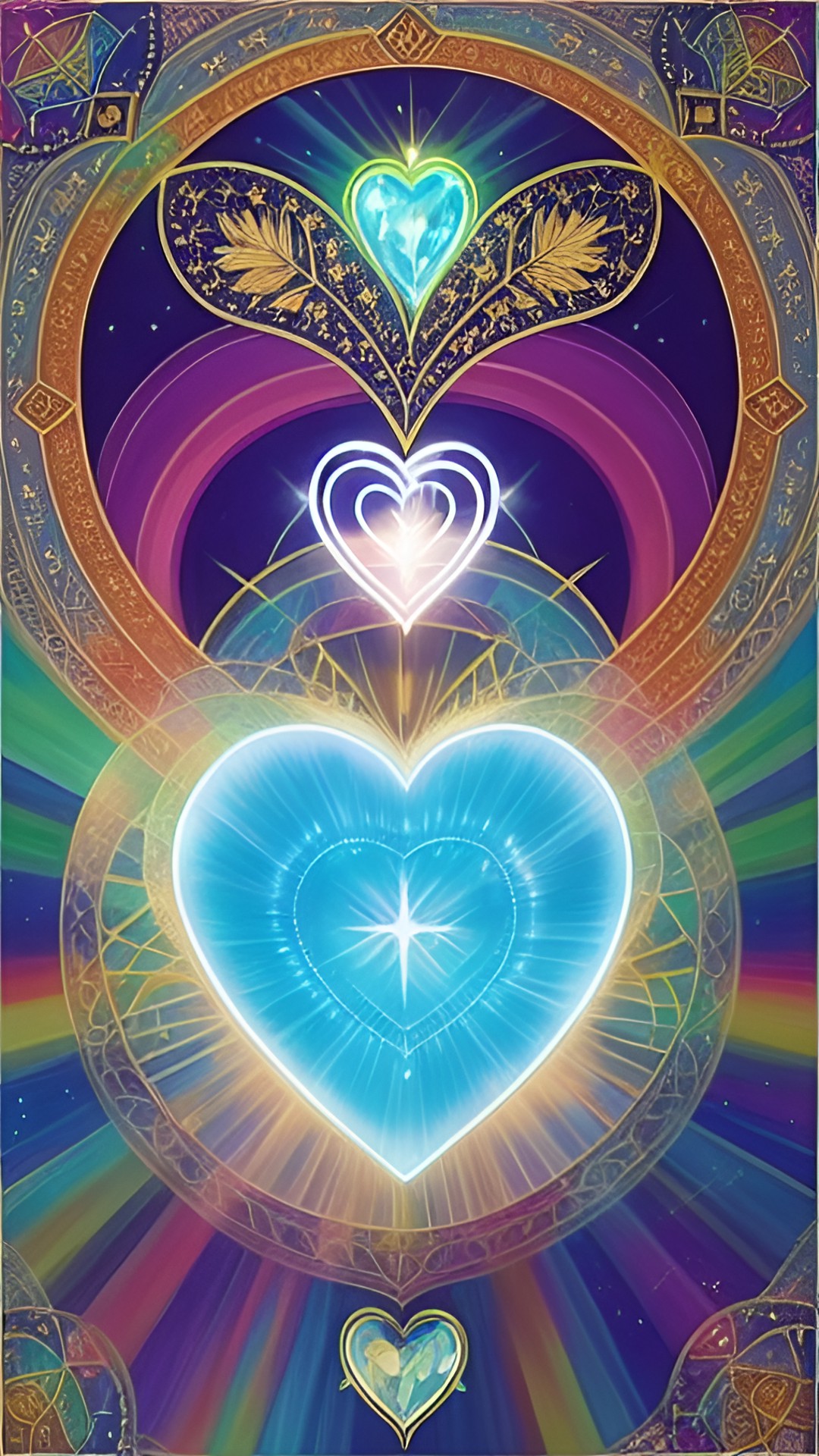 pure heart of divine essence  - a glowing, white heart shape made of pure energy. it radiates warmth and love. preview