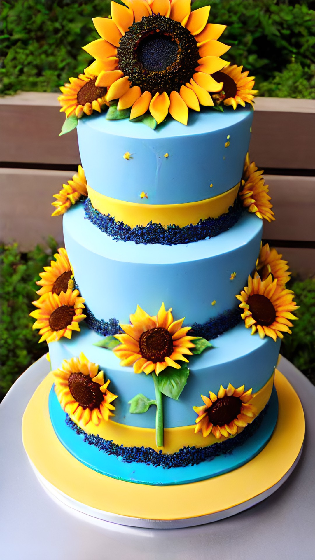 sunflower cake preview