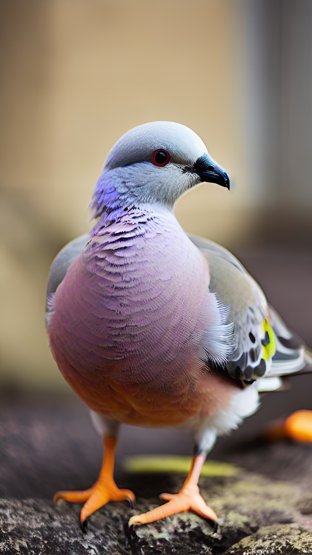 peach coloured pigeon preview