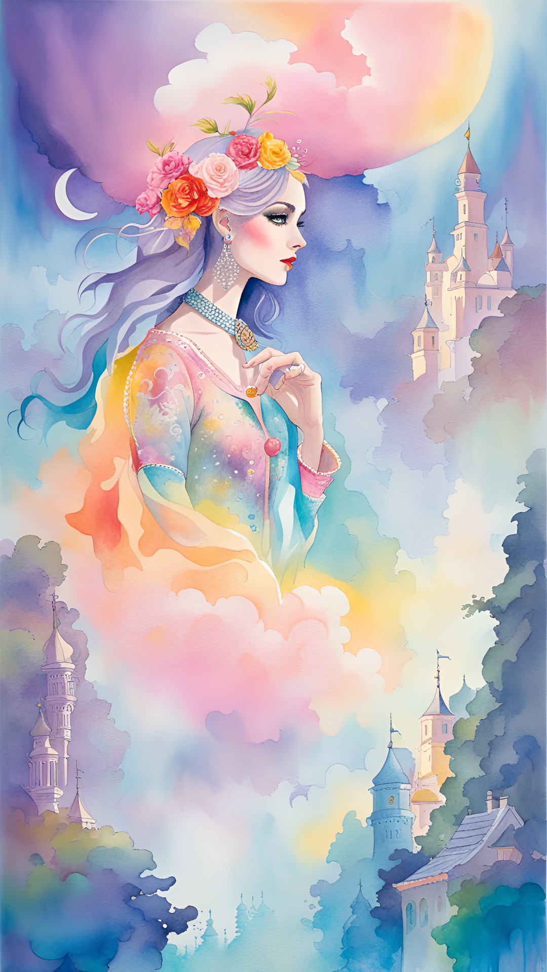 fantasy lady, fantasy ambience, highly detailed, fantasy art preview