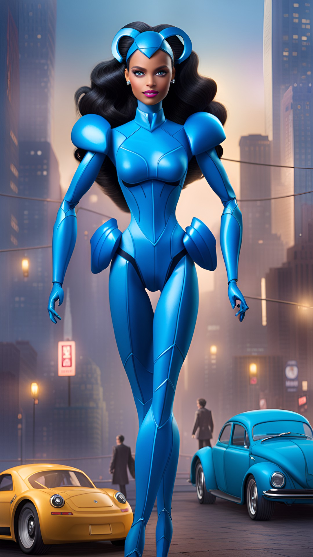 blue beetle barbie preview