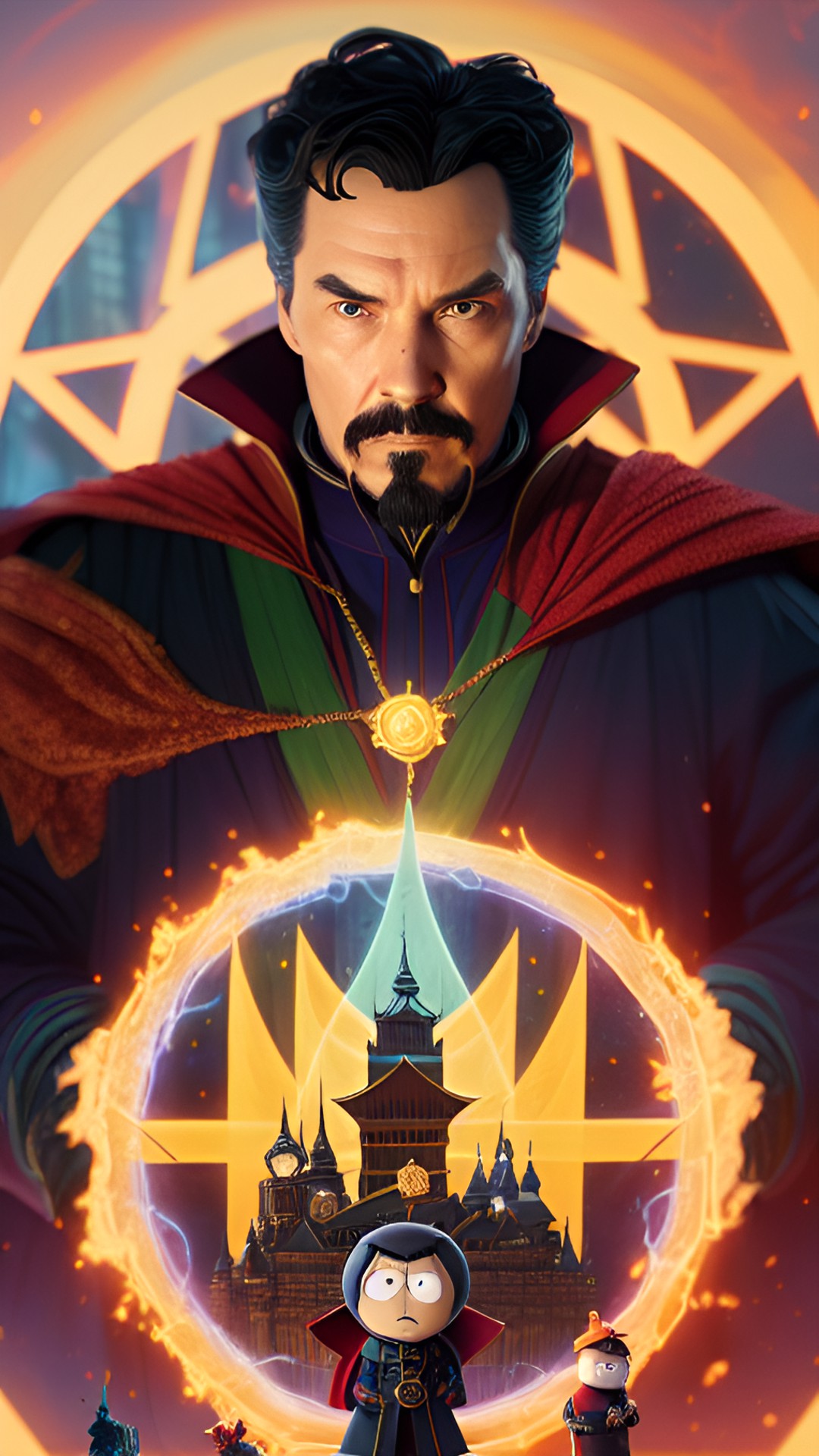 south park style dr. strange preview