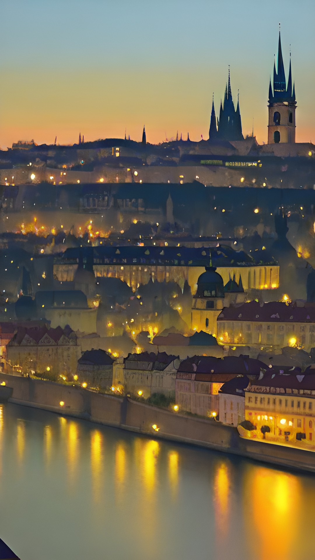 edgar degas prague at dusk preview