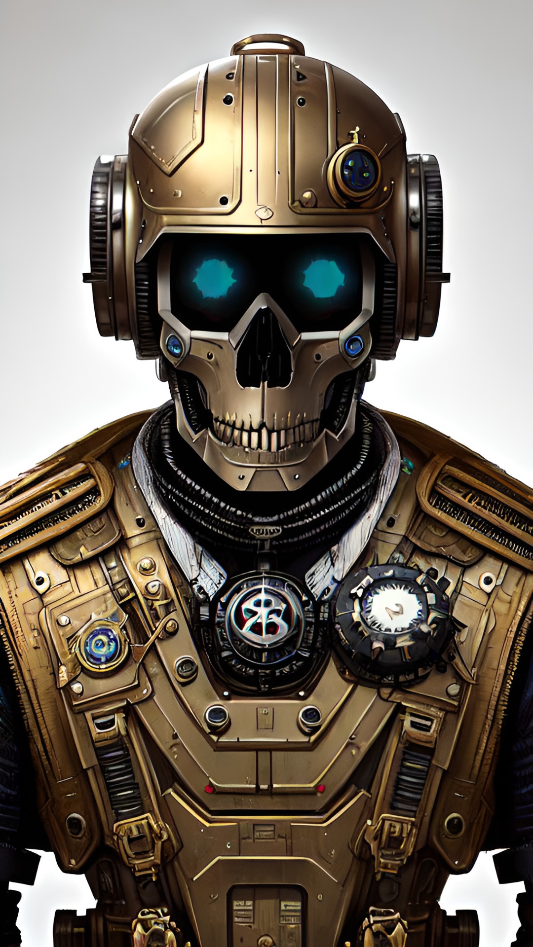 robot skull soldier preview