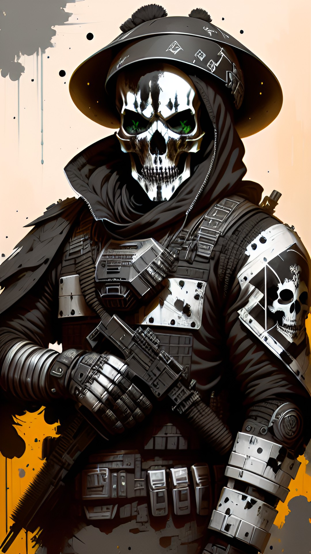 robot skull soldier preview