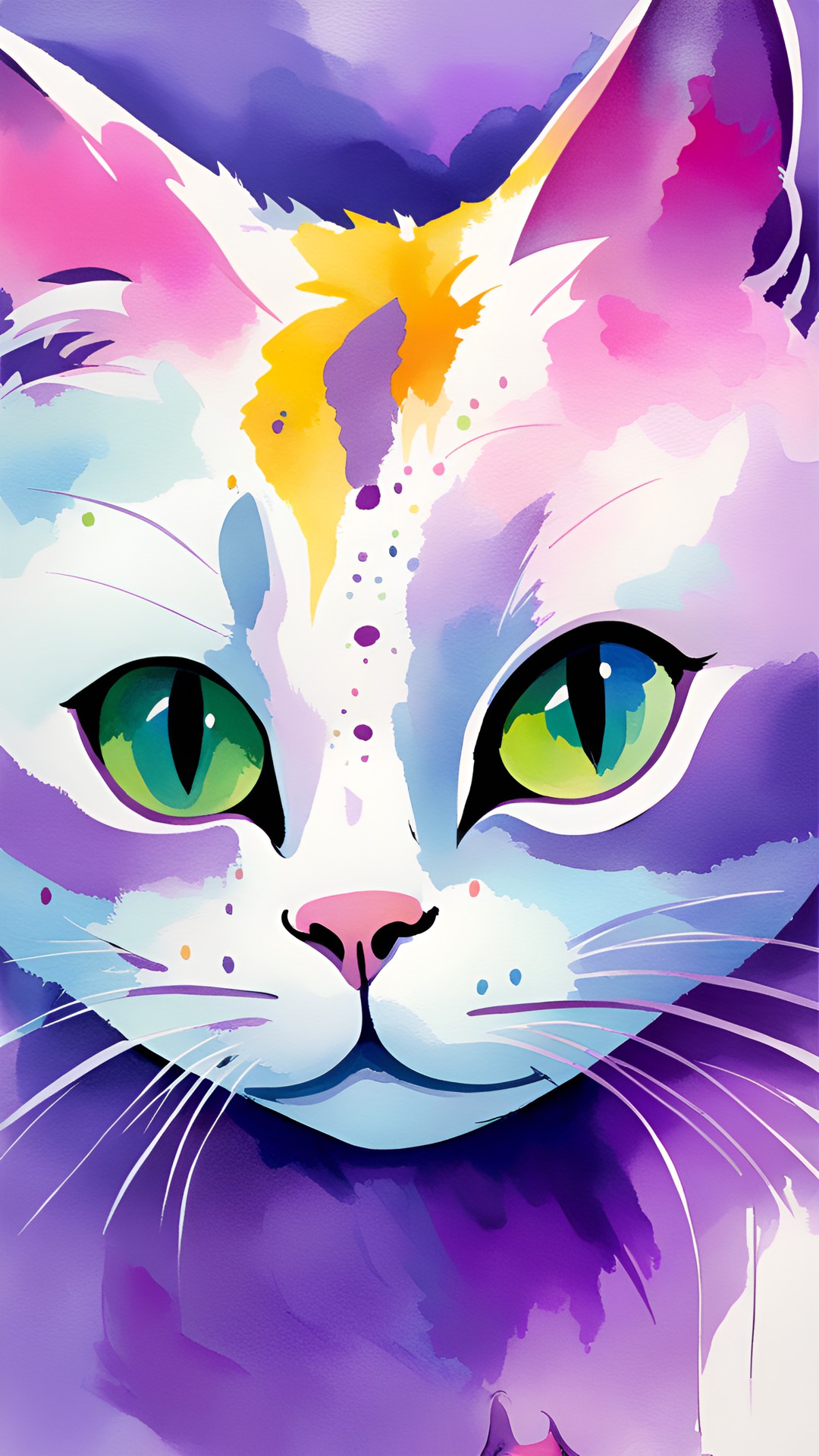 magique chat du cheshire violet preview