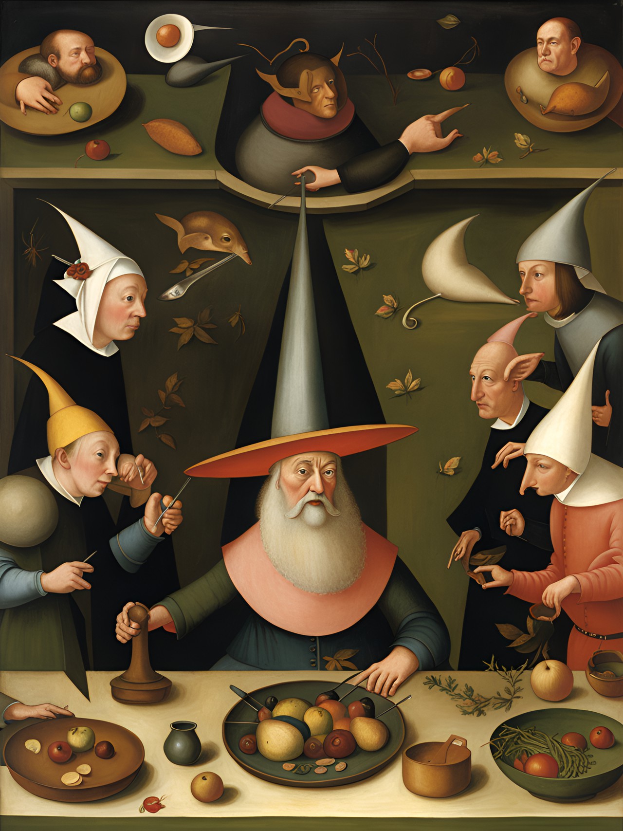 guess who's coming to dinner? it's   hieronymus bosch. preview