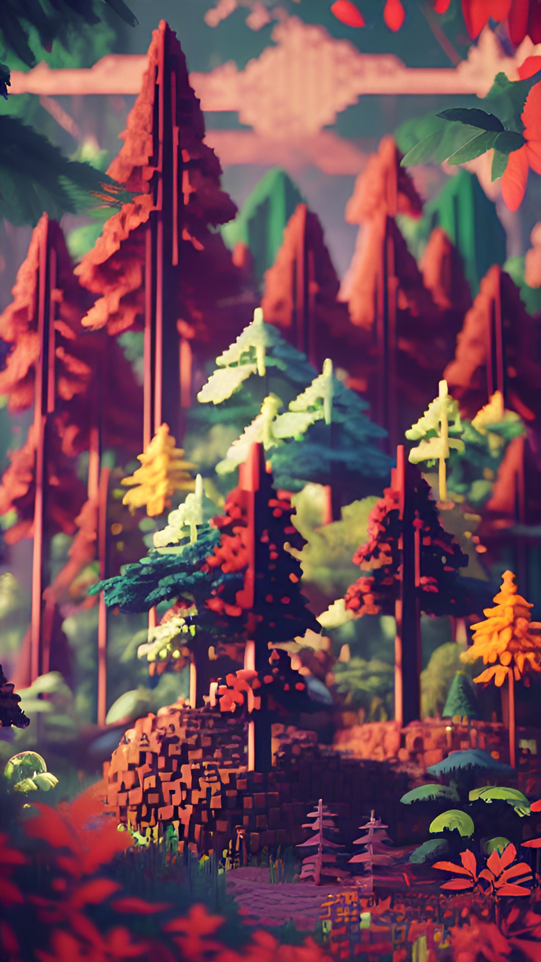 forest pixel art preview