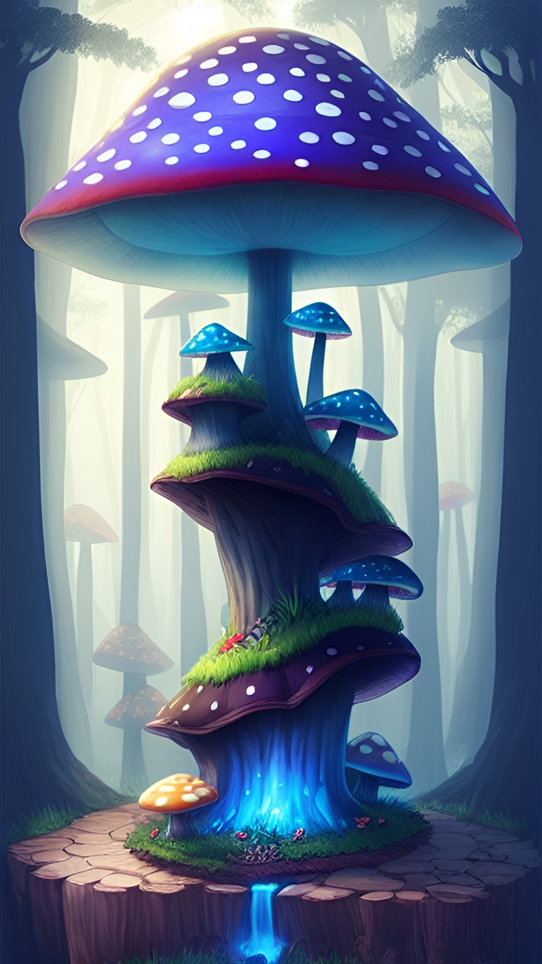 Mushroom stalk - giant mushrooms preview