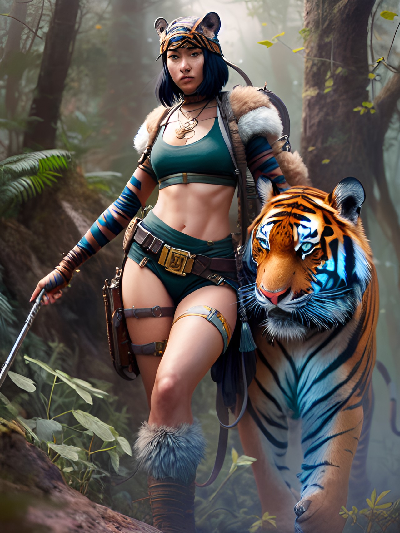 Tiger Huntress - tiger huntress preview