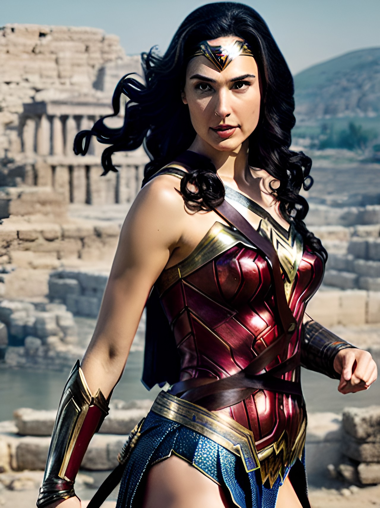 gal gadot as wonder woman in ancient greece preview