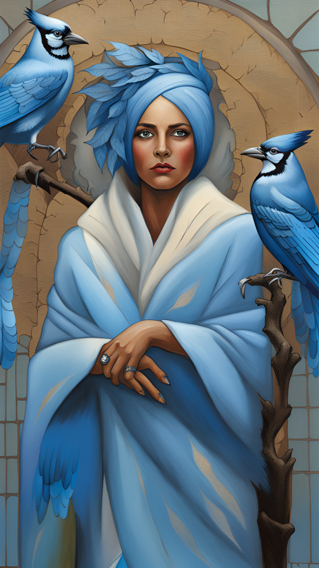 blue jay woman preview