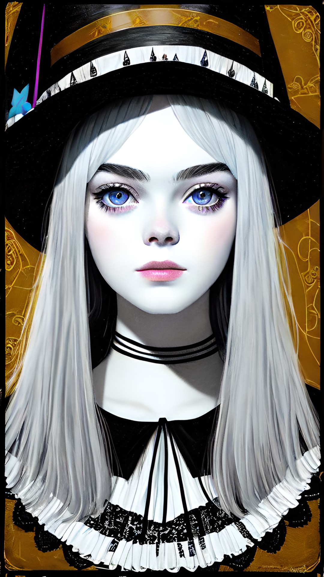 Wheatpaste Art 2 - wheatpaste art.
potrait.elle fanning,witch. preview