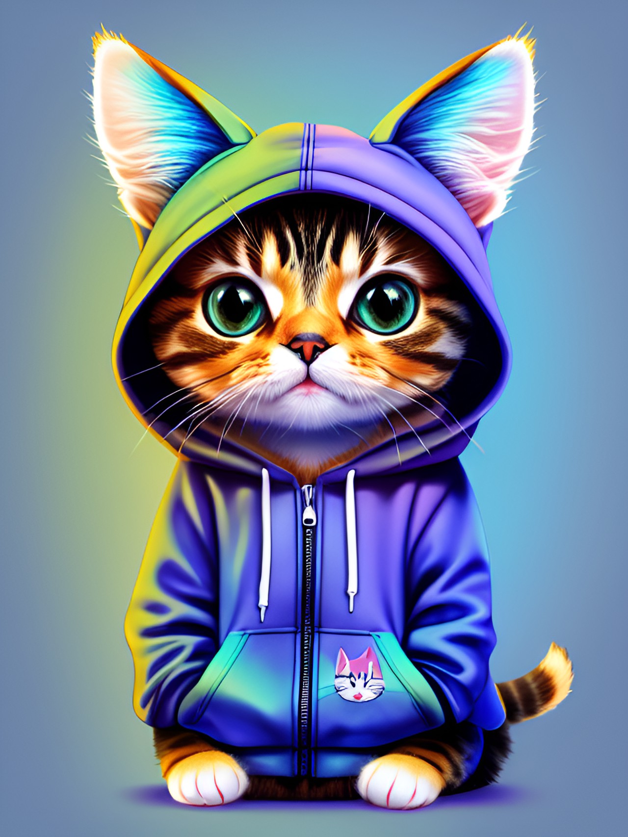 Hoodie Cat 2 - hoodie cat preview