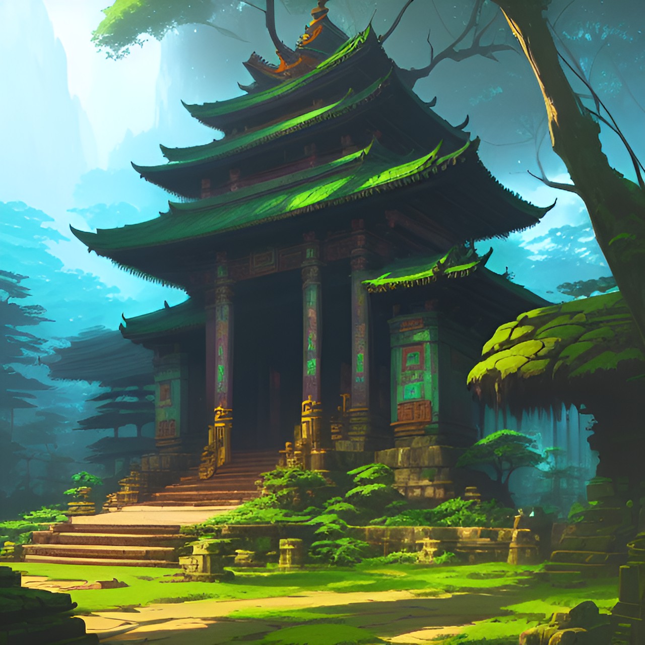 ancient rainforest ￼temple preview