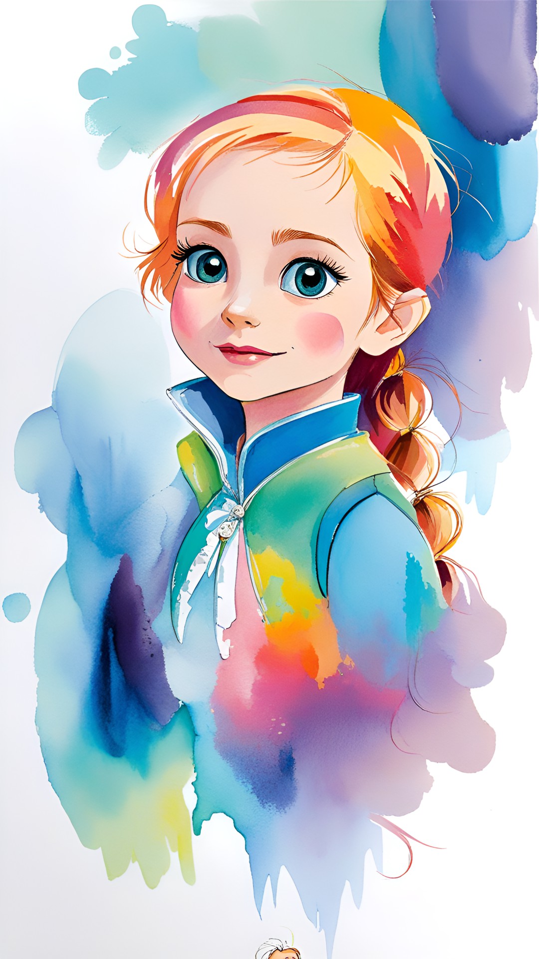 anna from frozen as an exceedingly small child preview