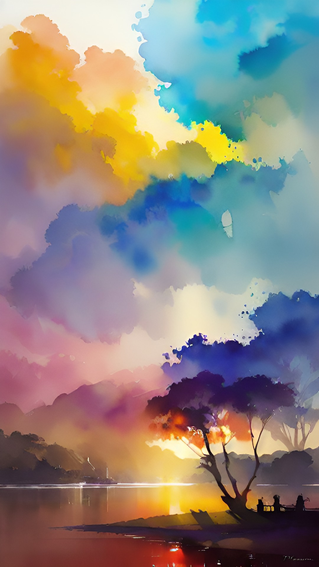 abstract colours, fantasy background, highly detailed, fantasy art preview