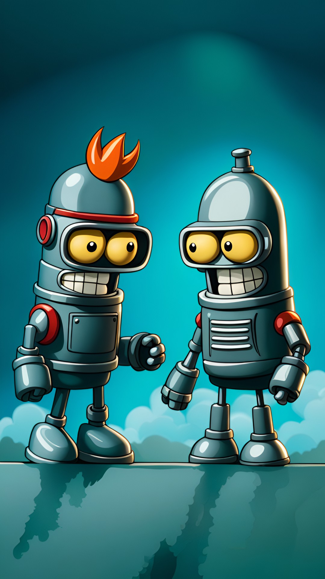 futurama characters bender and fry preview