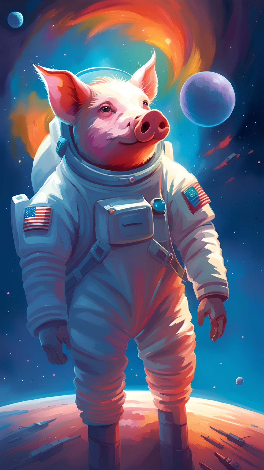 pig astronauts in space preview