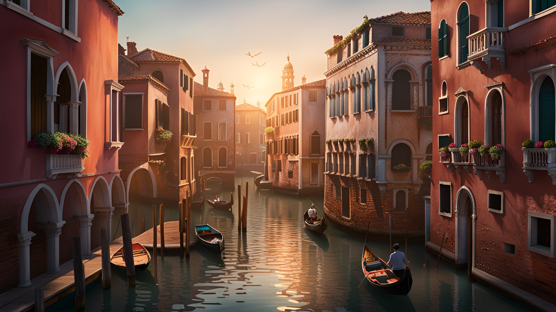 venice at morning preview