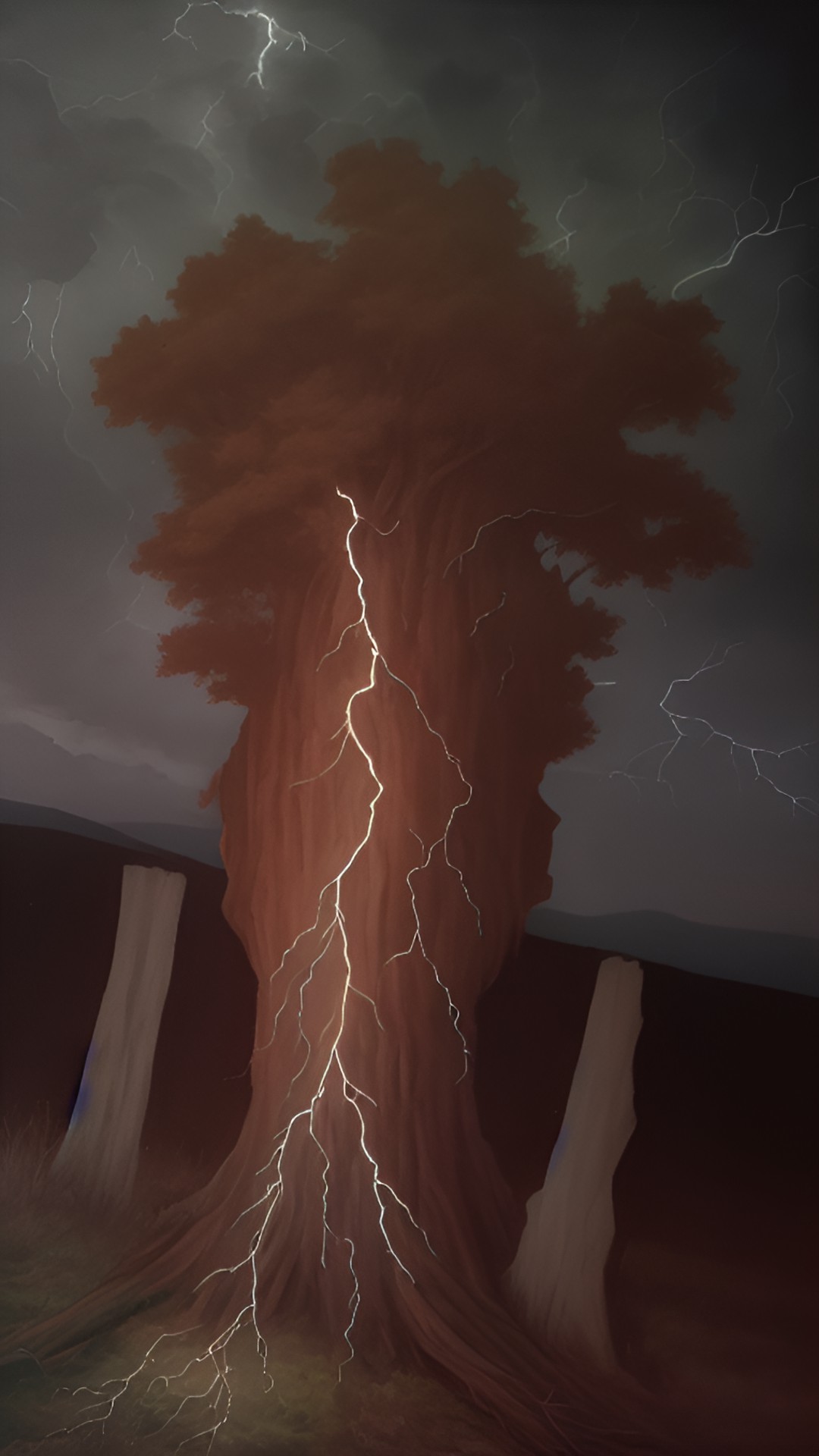 By: Wendy Istre - lightning tree preview