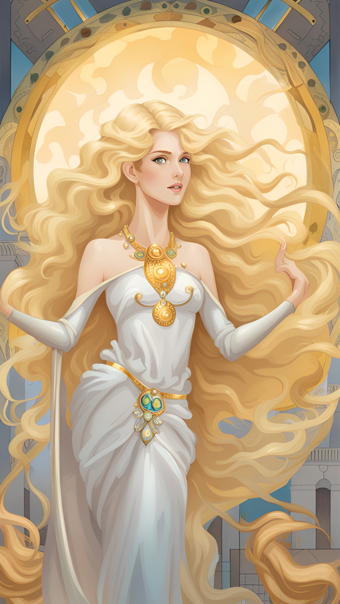 🕊️ - goddess with a blond hair preview