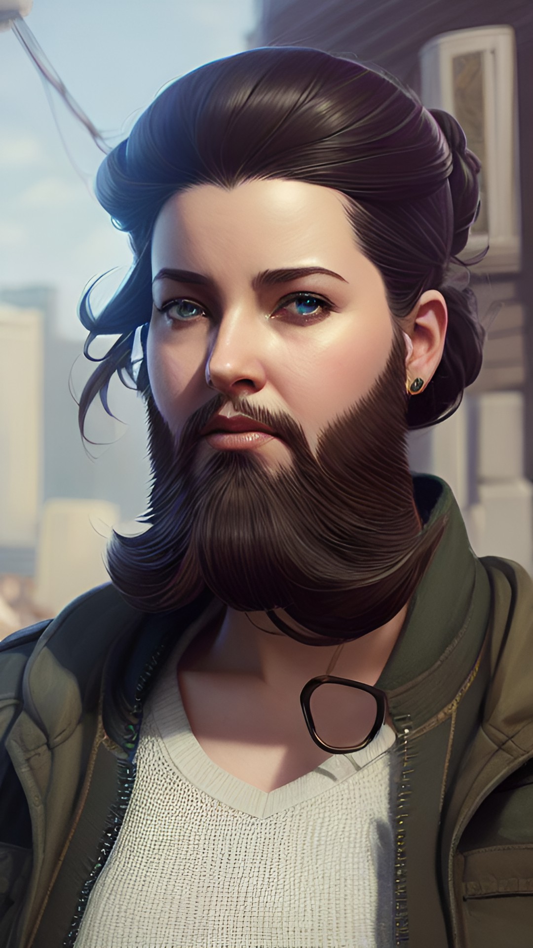 woman with a beard preview