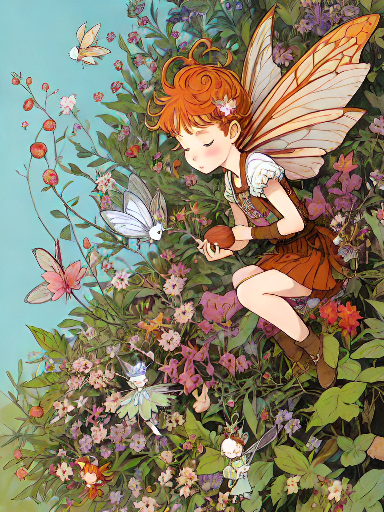 spice fairies, cinnamon fairy nutmeg fairy cloves fairy ginger fairy cardamom fairy preview