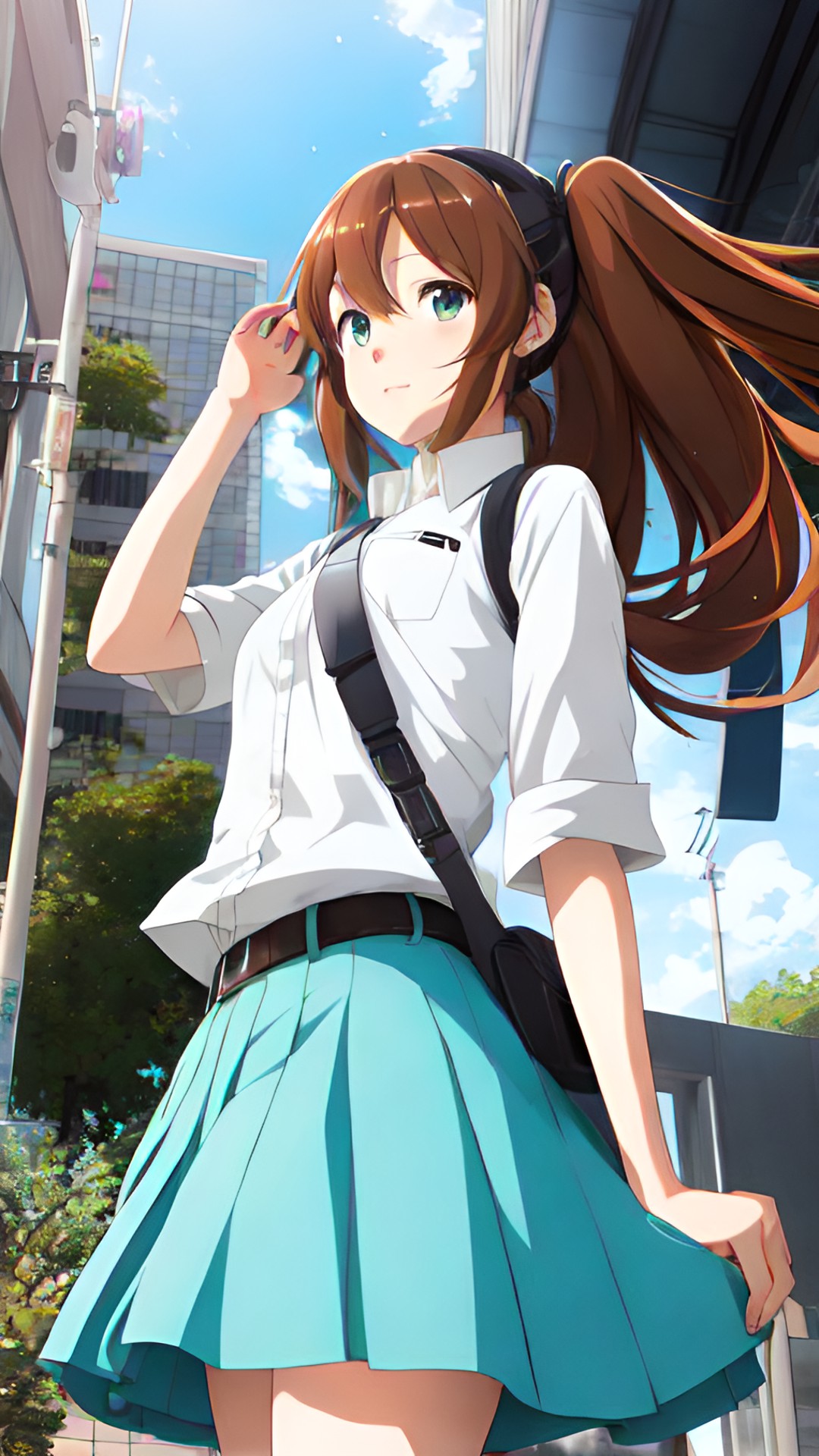 hatsune miku with brown hair preview