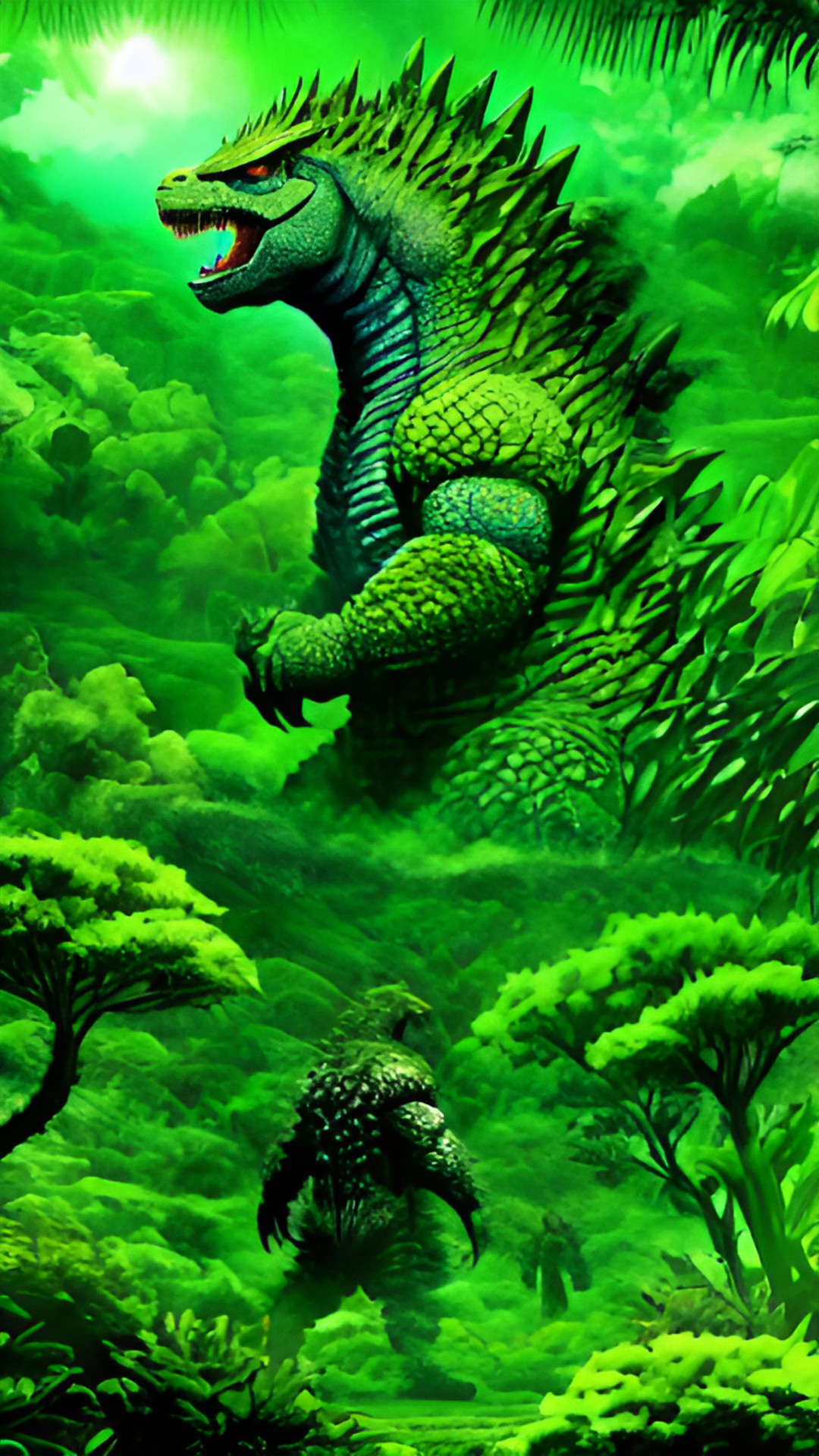 Jungle Godzilla - biollante godzilla preview