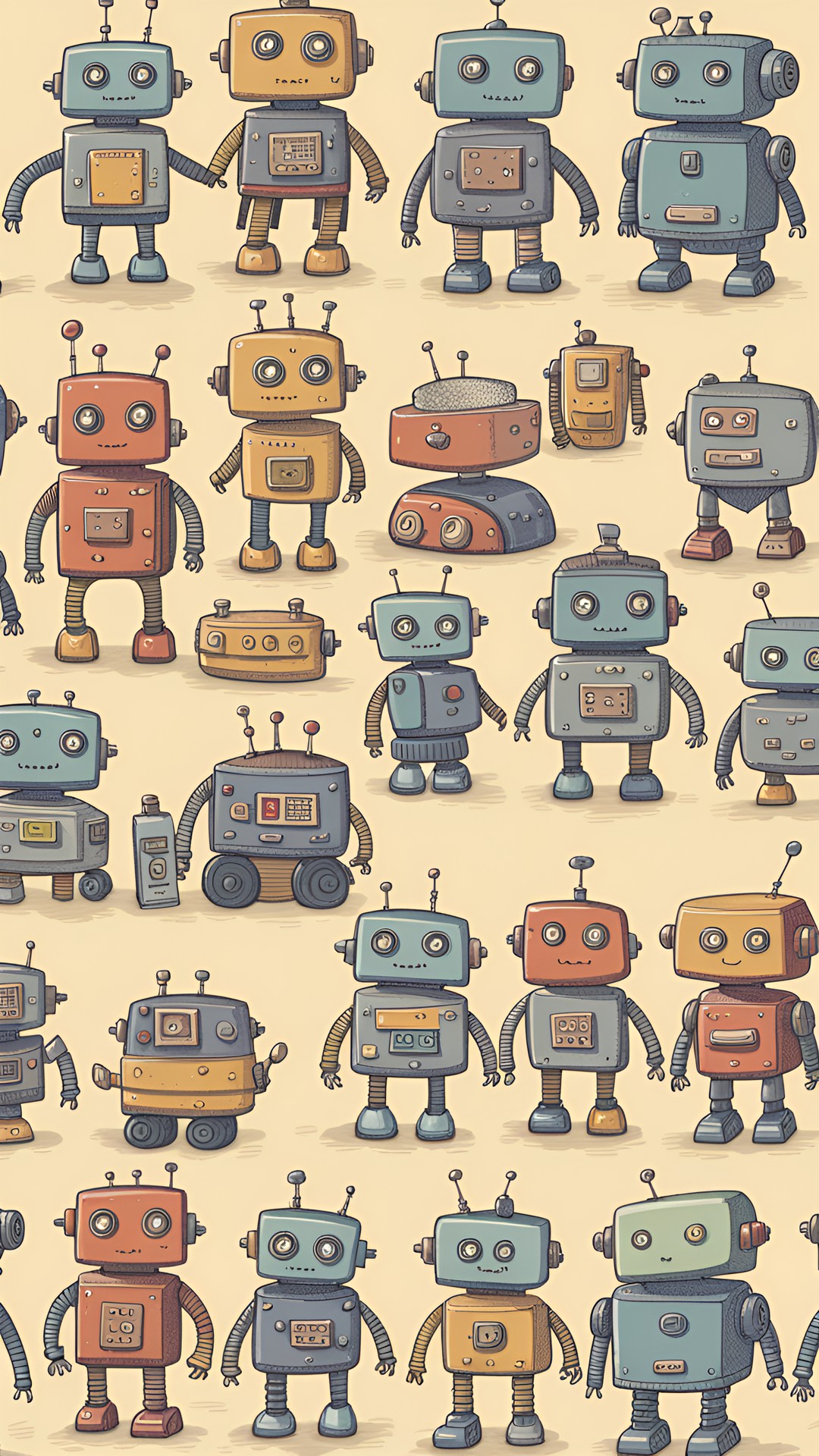 adorable little robots preview