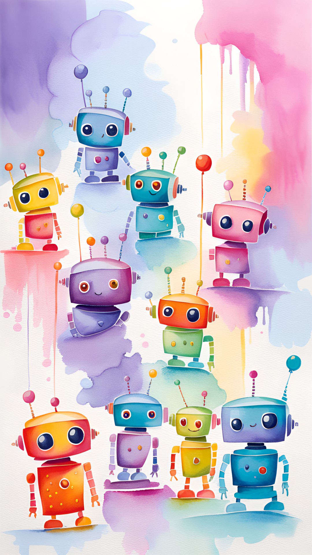 adorable little robots preview