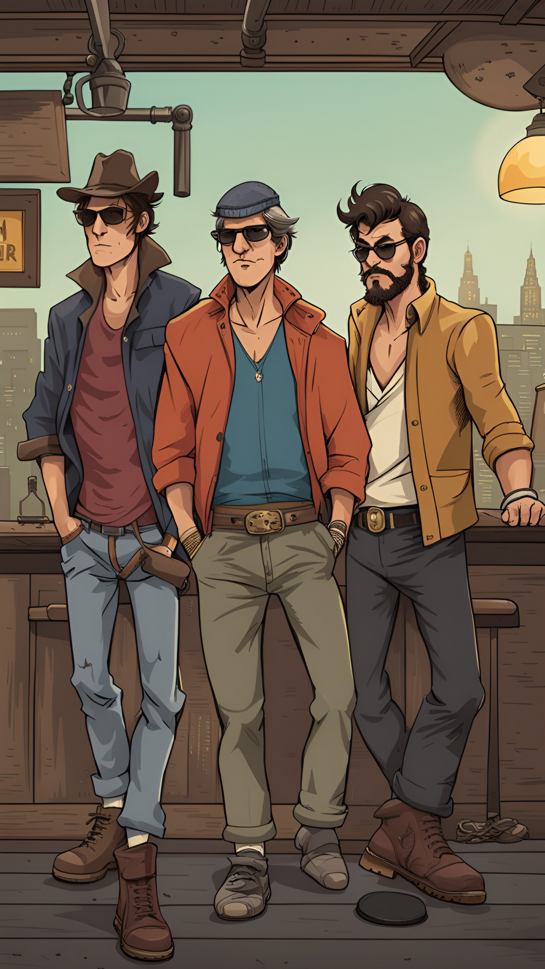 a hooligan, a ruffian, a rascal, and a scoundrel walk into a bar preview